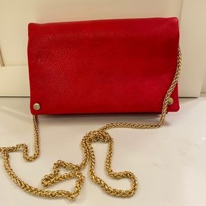 Street Level Red Crossbody Purse/Clutch